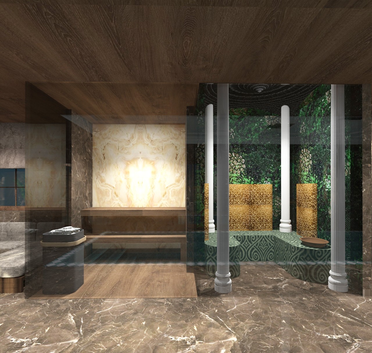 SPA interjeras pilnas komplektas